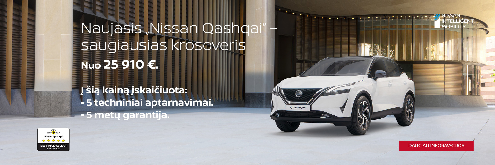 Naujasis Nissan Qashai nuo 24 910€
