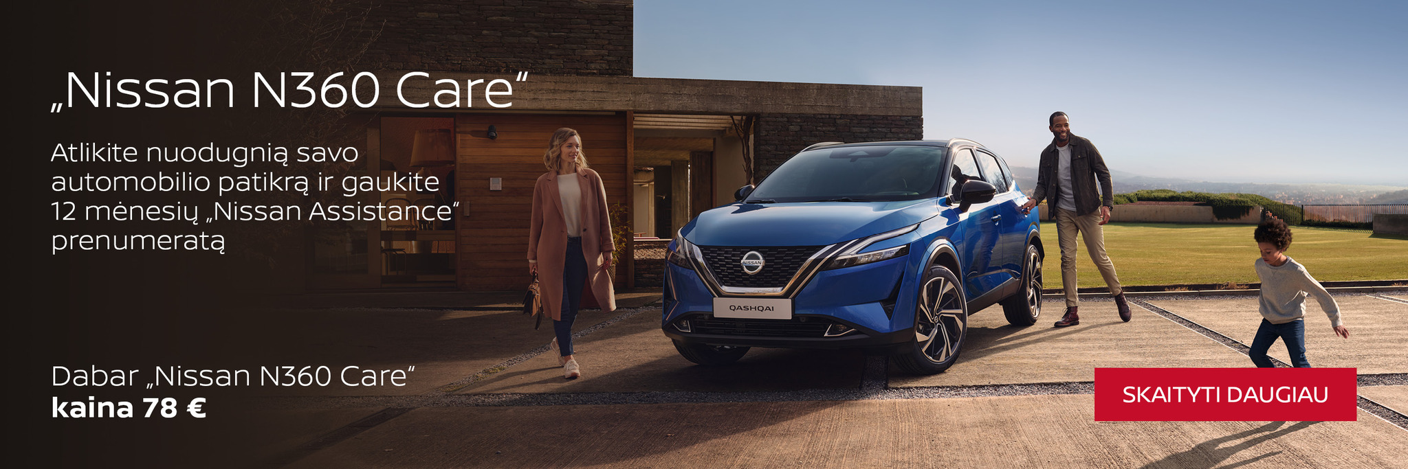 „NISSAN N360 CARE“ – TVARKINGAS AUTOMOBILIS IR VISIŠKA RAMYBĖ VAIRUOJANT