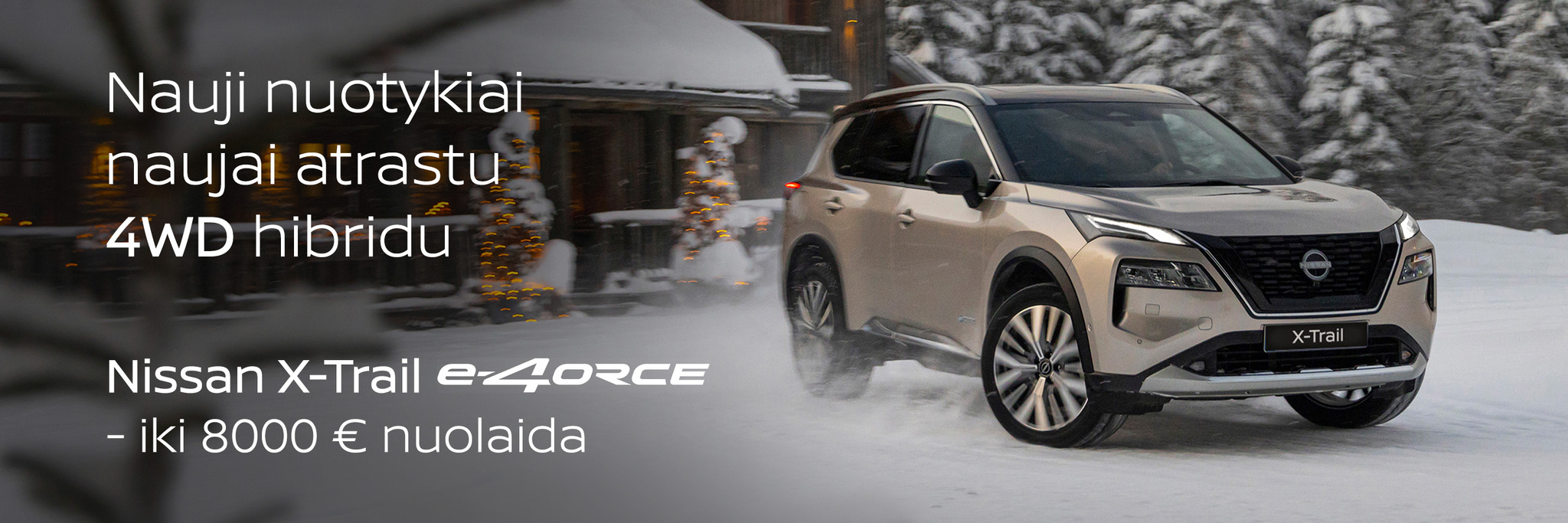 Nauji nuotykiai naujai atrastu 4WD hibridu