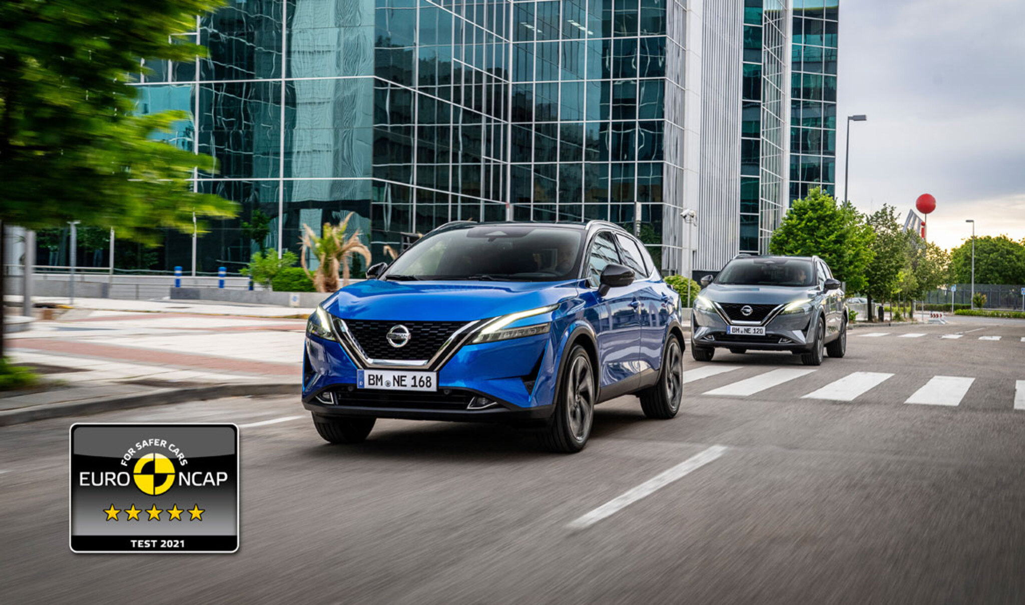 Aukščiausias „Euro NCAP 2021“ saugumo įvertinimas naujajam „Nissan Qashqai“