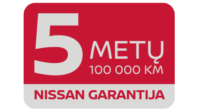 5metu garantija 100000km